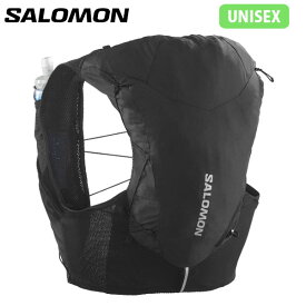 サロモン SALOMON ユニセックス ベスト ADV SKIN 12 WITH FLASKS BLACK LC1759500 ランニング SALLC1759500