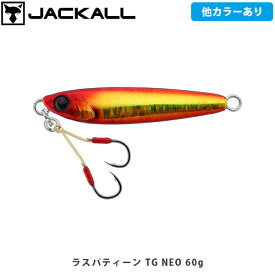 JACKALL ジャッカル ルアー メタルジグ ラスパティーン TG NEO 60g タングステン ライトジギング 極薄ボディ 釣り フィッシング JAC552