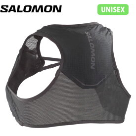 サロモン SALOMON PULSE 2 SET BLACK ユニセックス ランニングベスト（フラスク付） トレランパック ランニングパック LC2101300 SALLC2101300