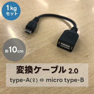 1kg 80{ ܂Ƃߔ micro USB Type-B Type-A  X P[u zXgP[u 10cm 100mm USB-B microUSB-B USBP[u X}z X}[gtH @ϊP[u@ϊ