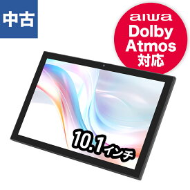JA3-TBA1006-4 中古 aiwa アイワ タブレット Android アンドロイド Wi-Fiモデル グレー 10インチ 8コア オクタコア 64GB IPS液晶 Dolby Atmos スピーカー 無線LAN 5GHz GPS みちびき microSD USB type-C Bluetooth Android13 アンドロイド13