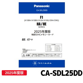 CA-SDL25DD パナソニック ストラーダ 地図更新ソフト 2025年度版 カーナビ ストラーダ 地図SDHCメモリーカード