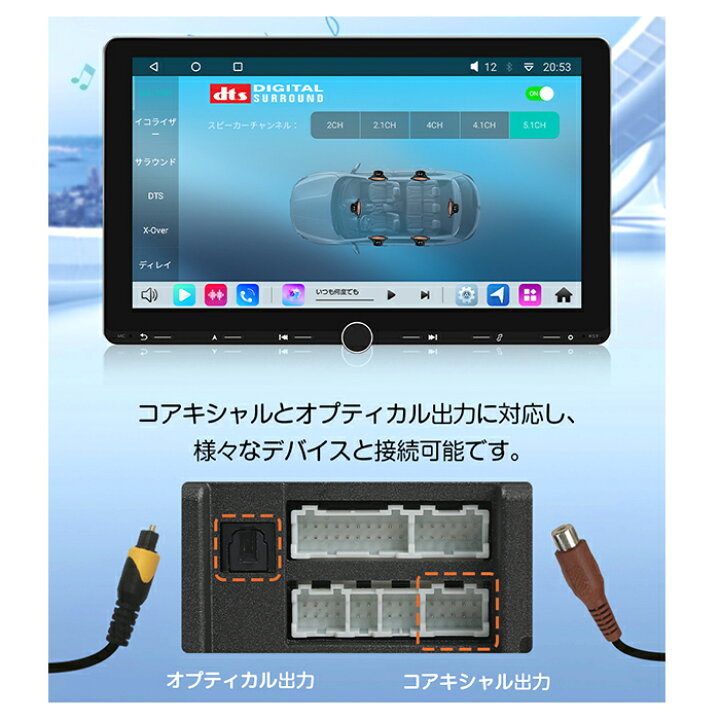 楽天市場】UX7SJ-PLUS EONON ディスプレイオーディオ 10.1インチ 