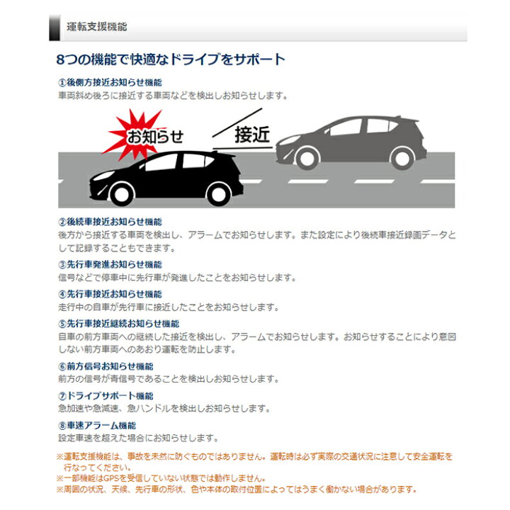 楽天市場】ZDR048+CDOP-01P コムテック ドライブレコーダー駐車監視  