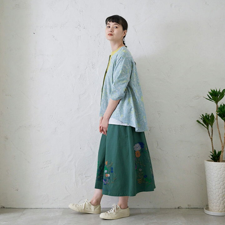 楽天市場】海の中刺繍カーデ レディース トップス 7分袖 大人の 