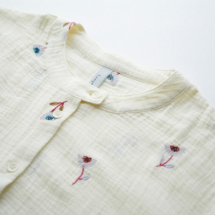 楽天市場】総柄刺繍シャツ emago レディース トップス 長袖 花 大人の 