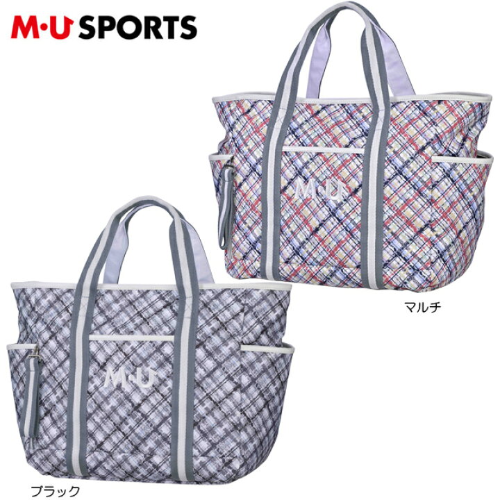 楽天市場】【送料無料】 MU SPORTS マルチバイアスチェック柄 ボストン 