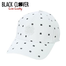 【送料無料　メール便】Black Clover ブラッククローバー キャップ LOTS OF LUCK #1 WHITE / WHITE (BC5MFA61)