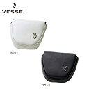 【送料無料 メール便】VESSEL ベゼル Genuine Leather Putter Cover mallet 天然皮革 マレットタイプ パターカバー PC…