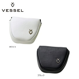 【送料無料　メール便】VESSEL ベゼル Genuine Leather Putter Cover mallet 天然皮革 マレットタイプ パターカバー PC2217