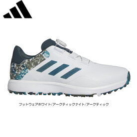 【送料無料】adidas アディダス S2G SL ボア 23 フットウェアホワイト/アークティックナイト/アークティックフュージョン HP3237 ゴルフ シューズLIJ44