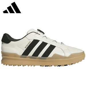 �y���������z adidas �A�f�B�_�X ���g���N���X �O���b�v���A �{�A �X�p�C�N���X RETROCROSS GRIPMORE BOA SPIKELESS Chalk White / Core Black / Gum HP3718