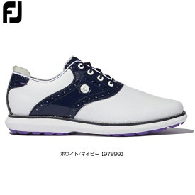 【送料無料】 【2023年モデル】FOOTJOY フットジョイ WOMEN'S TRADITIONS トラディションズ スパイクレス【97899】【ウィズ:W】レディス ゴルフシューズ