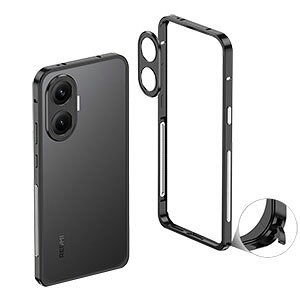 ���� �V���I�~ Xiaomi POCO F7 ���^���T�C�h�o���p�[ �P�[�X �J�o�[�����Y�ی�g�t�� ���� �A���~�o���p�[ �g �t���[�� �����Y �v���e�N�^�[ ���^�������O poco f7 �A���~ �o���p�[