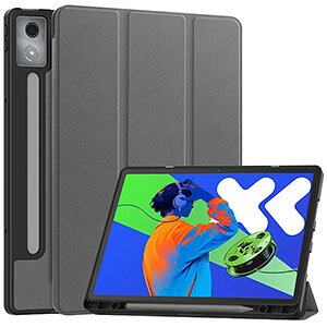 Lenovo Idea Tab Pro �P�[�X 2025���f�� 12.7�^/�C���` TPU+PU���U�[ �蒠�^ �J�o�[ �l�C �������� �X�^���h�@�\ �I�[�g�X���[�v Lenovo Tab Pen Plus���[�@�\ ���m�{ �A�C�f�A �^�u �v�� ZAE40096JP �P�[�X �Ϗ�