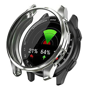 Garmin Approach S50 �P�[�X �N���A �t���ی� �t�B������� �E�F�A���u���[���E�X�}�[�g�E�H�b�` �t���J�o�[ �ی�P�[�X �N���A TPU�f�� �V���v���� ��̌^ �\�t�g�J�o�[ CASE �����Ռ� �֗� �y�� ��