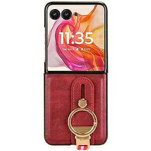 Motorola moto razr 60/60S/60D �P�[�X �J�o�[ PC+PU���U�[ �����O�t�� CASE �ϏՌ� ������� �Y��� �J���t�� �N�₩�� ���g���[�� ���[�U�[60S �n�[�h�J�o�[ �w�ʃJ�o�[ �X�g���b�v�z�[���t�� ���|�� �X