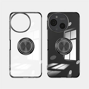 SHARP AQUOS sense10 �N���A �P�[�X �J�o�[ �ϏՌ��J�o�[ �^�t�Ŋ�� TPU�f�� 360�x��] �X�^���h�@�\�t�� �����O�t�� ��G�蔲�Q �����h�~ �V���[�v �A�N�I�X �Z���X9 �J�o�[ sense 10 �P�[�X sense 10 �J