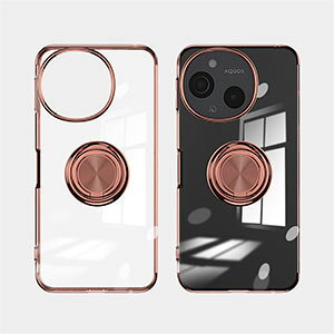SHARP AQUOS sense10 �N���A �P�[�X �J�o�[ �ϏՌ��J�o�[ �^�t�Ŋ�� TPU�f�� 360�x��] �X�^���h�@�\�t�� �����O�t�� ��G�蔲�Q �����h�~ �V���[�v �A�N�I�X �Z���X9 �J�o�[ sense 10 �P�[�X sense 10 �J