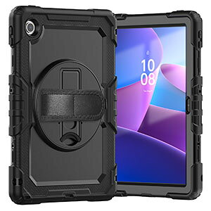 NEC ���{�d�C LAVIE Tab Lite TL103/KAL PC-TL103KAL �P�[�X 10.1�^/�C���` �ϏՌ� �J�o�[ �X�^���h�@�\ �w�ʃJ�o�[ �V���R��&PC�f�� �Ў莝�� �ی� �P�[�X 360�x��] �����h�~ �l�C �������� LAVIE Tab Lite TL103/