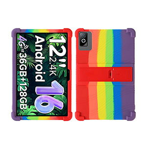 DOOGEE Tab G6 Pro �P�[�X �J�o�[ �ϏՌ� �V���R���f�� �\�t�g�J�o�[ �X�^���h�@�\ CASE �l�C �������� �y�� �ی�P�[�X 12�^/�C���` �h�D�[�W�[ Tab G6 Pro �P�[�X �w�ʃJ�o�[