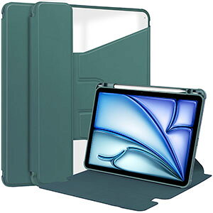 iPad Air 11�C���` �P�[�X (M4�`�b�v) 2026�t���f�� �A�C�p�b�h �G�A�[ 11�^ �J�o�[ �ϏՌ� �l�p�ی� Pencil Pro���[�@�\ TPU��PU���U�[��PC�� �蒠�^ �P�[�X �l�C �������� �֗� 360�x��]�ł��܂� �X�^