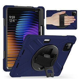Xiaomi Pad 8 / Pad 8 Pro 11.2�^(�C���`) �P�[�X �ϏՌ� �J�o�[ TPU&PC�f�� 360�x��] �X�^���h�@�\ �Ռ��z�� ���X�g�X�g���b�v ���p �l�C �������� ������� �y�� �ی�P�[�X �V���I�~ ���� �p�b�h 8 �P