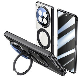 OPPO Find N6 ���b�L �P�[�X �ϏՌ� �J�o�[ �����O�t�� �X�^���h�@�\ �J���������Y�ی� �`�����h�~ �V���v�� �v���X�`�b�N �n�[�h�P�[�X �y�� ���^ �ϏՌ��J�o�[ Find N6 �N���A �P�[�X �t�B������
