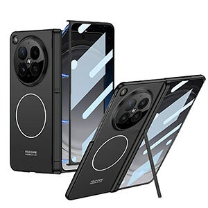 OPPO Find N6 �P�[�X �ϏՌ� �J�o�[ ���C�[�d �[�d�Ή� �X�^���h�@�\ �t�B������� �S�ʕی� �܂肽���݌^ �V���v�� PC �v���X�`�b�N �n�[�h�P�[�X �y�� ���^ �ϏՌ��J�o�[ Find N6 �P�[�X �w�ʃJ�o