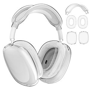 ���v5���� 1�Z�b�g Apple �A�b�v�� AirPods Max 2 �P�[�X ��2���� �ی�J�o�[ �ی�P�[�X �N���A ���� �C���[�p�b�h �w�b�h�o���h�J�o�[ �w�b�h�r�[���ی�X���[�u �_�炩�� �ϏՌ� �L�Y�h�~ �y�� 