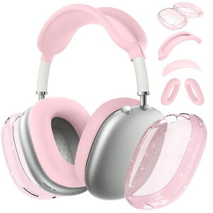 ���v4���� 1�Z�b�g Apple �A�b�v�� AirPods Max 2 �P�[�X ��2���� �ی�J�o�[ �ی�P�[�X �N���A ���� �C���[�p�b�h �w�b�h�o���h�J�o�[ �w�b�h�r�[���ی�X���[�u �_�炩�� �ϏՌ� �L�Y�h�~ �y�� 
