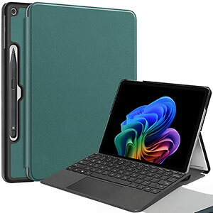 Surface Pro 11/10/9 13�C���`/�^ �P�[�X �蒠�^ �J�o�[ ������� CASE �X�^���h�@�\ �u�b�N�^ �J�b�R���� ���p �֗����̍��� �l�C Surface Pro 11/10/9 �P�[�X �蒠�^�J�o�[ ���C�[�d �[�d�Ή� �L�[�{�[�h