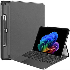 Surface Pro 12�C���`/�^ �P�[�X �蒠�^ �J�o�[ ������� CASE �X�^���h�@�\ �u�b�N�^ �J�b�R���� ���p �֗����̍��� �l�C Surface Pro 12 �P�[�X �蒠�^�J�o�[ ���C�[�d �[�d�Ή� �L�[�{�[�h���[�\