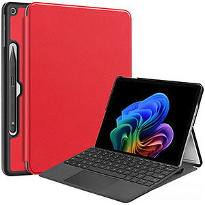 Surface Pro 11/10/9 13�C���`/�^ �P�[�X �蒠�^ �J�o�[ ������� CASE �X�^���h�@�\ �u�b�N�^ �J�b�R���� ���p �֗����̍��� �l�C Surface Pro 11/10/9 �P�[�X �蒠�^�J�o�[ ���C�[�d �[�d�Ή� �L�[�{�[�h