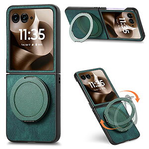Motorola moto razr 70/70S/70D razr 70 Ultra �P�[�X �ϏՌ� �J�o�[ PC&PU���U�[ �w�ʃ��U�[�� �����O�t�� �X�^���h�@�\ CASE �w��h�~ ��G�蔲�Q �y�� �������� �Y��� �J���t�� �N�₩�� ���g���[�� ���[