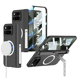 Google Pixel 11 Pro Fold �P�[�X �J�o�[ ���C�[�d �[�d�Ή� PC&�����K���X �X�^���h�@�\ �X�}�z�ی�P�[�X �ϏՌ��J�o�[ �w��h�~ �O�[�O�� �s�N�Z�� Pixel 11 Pro Fold �P�[�X �������� ������� CASE �w