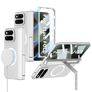 Google Pixel 11 Pro Fold �P�[�X �J�o�[ ���C�[�d �[�d�Ή� PC&�����K���X �X�^���h�@�\ �X�}�z�ی�P�[�X �ϏՌ��J�o�[ �w��h�~ �O�[�O�� �s�N�Z�� Pixel 11 Pro Fold �P�[�X �������� ������� CASE �w