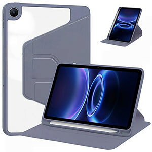 Xiaomi POCO Pad C1 9.7�C���` �P�[�X 2026���f�� PC+PU���U�[ �蒠�^ �P�[�X �l�C �������� �X�^���h�@�\ 360�x��]�ł��܂��I�[�g�X���[�v Pencil���[�@�\ �y���V�����[ POCO Pad C1 9.7 �P�[�X �ϏՌ��J�o