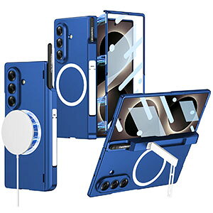 Galaxy Z Fold8 Ultra �P�[�X �ϏՌ� �J�o�[ �ی�P�[�X �M�����N�V�[ Z �t�H�[���h8 �E���g�� �P�[�X �X�^���h�@�\ PC&�����K���X �O�ʋ����K���X �w�ʃJ�o�[ ���C�[�d �[�d�Ή� �����h�~ �X�}�z��