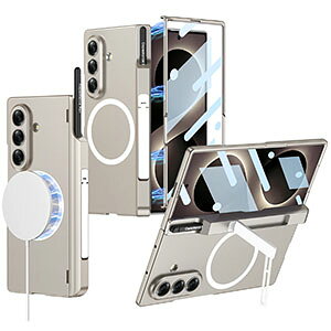 Galaxy Z Fold8 Ultra �P�[�X �ϏՌ� �J�o�[ �ی�P�[�X �M�����N�V�[ Z �t�H�[���h8 �E���g�� �P�[�X �X�^���h�@�\ PC&�����K���X �O�ʋ����K���X �w�ʃJ�o�[ ���C�[�d �[�d�Ή� �����h�~ �X�}�z��