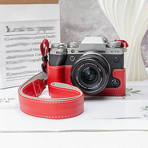 FUJIFILM �x�m XT5 �P�[�X �J�o�[ PU���U�[�n�[�t�P�[�X �n�[�t�J�o�[ �J�����P�[�X �l�C �������� ������� XT5 �ی�P�[�X �X�g���b�v�t�� �l�b�N�X�g���b�v �V�����_�[ ���|�� �J�����ی� �Ռ�
