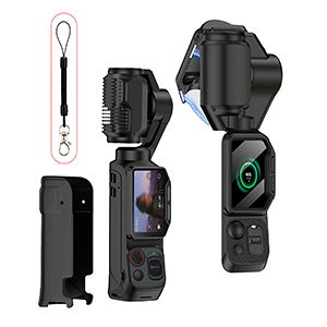 Insta360 Luna Ultra �P�[�X �J�o�[ �C���X�^360 Luna Ultra �ی�P�[�X �ϏՌ��J�o�[ PC�f�ސ� �t���ی�J�o�[�t�� �|�[�^�u�� �����h�~ �������� ������� �֗����̍��� �\�t�g�J�o�[