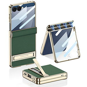 Galaxy Z Flip8 5G �P�[�X �ϏՌ� �J�o�[ �����h�~ �����h�~ ���b�L PC+�����t�B���� �v���X�`�b�N�� ���U�[�� �X�}�z�ی�P�[�X �X�^���h�@�\ �ϏՌ��J�o�[ �T���X�� �M�����N�V�[ Z �t���b�v8 5
