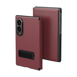 Galaxy Z Fold8 �P�[�X�ϏՌ� �X�^���h�@�\ �M�����N�V�[ Z �t�H�[���h8 �J�o�[ PC&PU�f�� �܂肽���݌^ �X�}�z�P�[�X �w��h�~ ���� �����h�~ �����₷�� ���^ �y�� �Ռ��z���l�C ��������