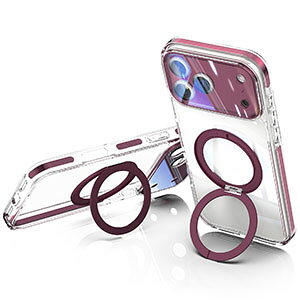 iPhone 18 �P�[�X iPhone18 Pro �P�[�X iPhone18 Pro Max �J�o�[ �N���A �ϏՌ� ���� �Y�� ���� TPU PC�f�� 360°��] �����O�t�� �X�^���h�t�� �l�p�ی� �J���������Y�ی� �����₷�� 18�v�� 18�v���}�b�N�X 