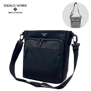 SQUALO WORKS XNA[[NX SW-CH003 XNGANXobO V_[obO Vu[|GXe ~j} Vv JWA jZbNX X}[g Chambray Polyester SQUARE CROSS BAG