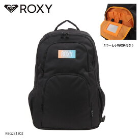 【SALE 30%OFF】 ROXY ロキシー GO OUT RBG231302 レディース バックパック デイパック リュック デイリー 2ルーム ロゴ 鏡付き 30L 部活 通学 学生 ジム 送料無料