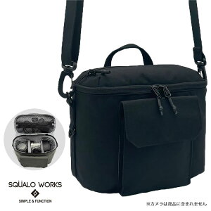 SQUALO WORKS �X�N�A�[�����[�N�X SW-CR002 �J�����~�j�V�����_�[�o�b�O �J�����P�[�X �~�j�}�� �V���v�� �J�W���A�� ���j�Z�b�N�X Camera MINI SHOULDER BAG