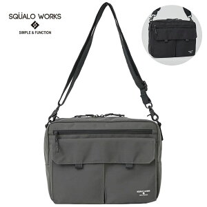 SQUALO WORKS �X�N�A�[�����[�N�X SW-NY003 �V�����_�[�o�b�O 10.2�C���` �^�u���b�g���[ �T�u�o�b�O �~�j�}�� �V���v�� �J�W���A�� ���j�Z�b�N�X �X�}�[�g Nylon OX SHOULDER BAG
