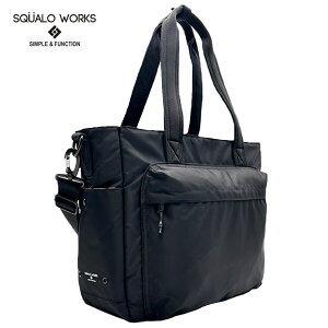 SQUALO WORKS �X�N�A�[�����[�N�X SW-RN002 �V���v���g�[�g ���T�C�N���i�C���� �~�j�}�� �V���v�� �J�W���A�� ���j�Z�b�N�X �ϋv�� �y�� ������ �o�� ���s Recycle Nylon SIMPLE TOTE